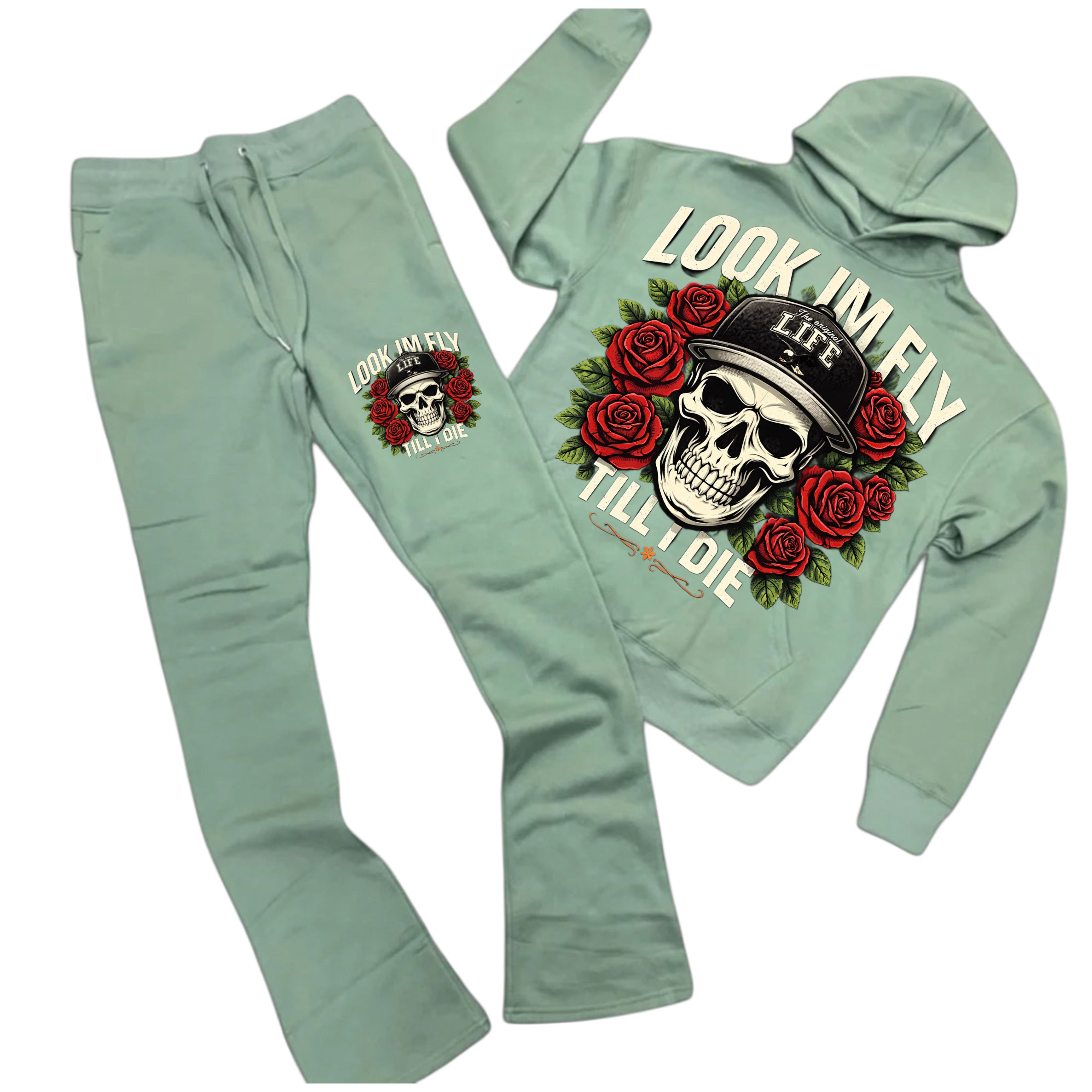 Look Im Fly Til I Die sweatsuit